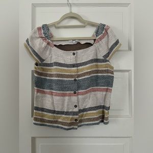 Madewell Cropped blouse